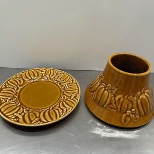 Yankee Candle Pumpkin Fall Leaves Ceramic Large Ja